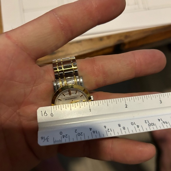 Burberry Gold and Silver Women's Watch - Picture 5 of 5